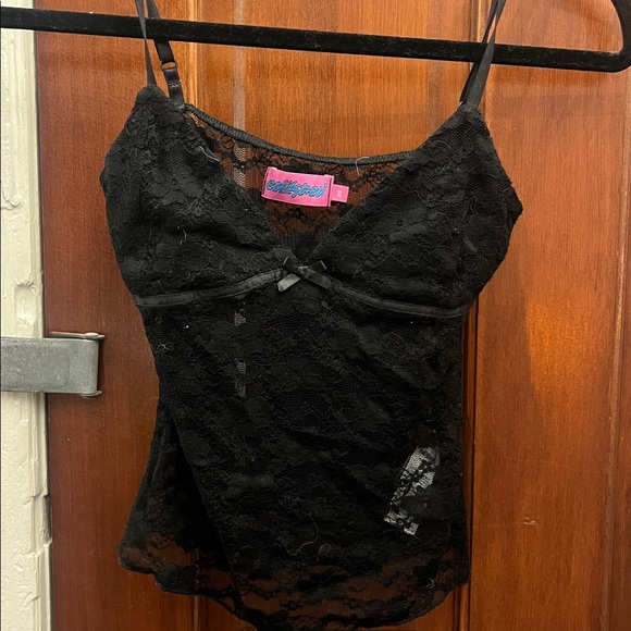 Edikted Tops - Edikted Black Lace Camisole Top
